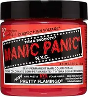 MANIC PANIC Classic Pretty Flamingo Semi Permanent Hair Color - Warm Pink Hair Dye for Women & Men That Lasts 4-6 Weeks - Vegan, Ammonia & Cruelty-Free - Create & Mix Custom Shades (4oz)