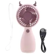 Mini Portable Fan Hand-held USB Rechargeable Pocket Size Lovely Animals