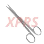 Set of 5 Standard Operating Scissors, 6.5", Curved, Sharp/Blunt Tips, Premium