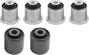 6 Rear Lower Control Arm Bushing 2 Side Compatible with Dodge Durango 2011-2022 / Jeep Grand Cherokee 2011-2022 Replace 52124815AD