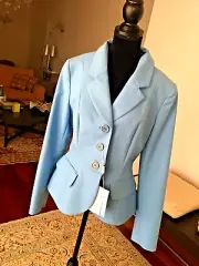 Giacca celeste Alberta Ferretti