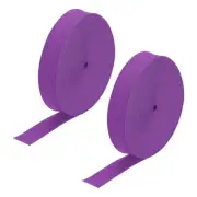 2pcs Elastic Bands for Sewing 0.8" 10 Yards Purple Knit Elastic Spool