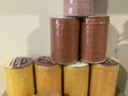 BULK CLEARANCE macrame cord - WARM COLOURS/TONES - 4 + 5mm - 11 rolls