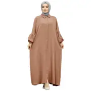 Elegant Kaftan Women Long Sleeve Abaya Beaded Evening Caftan Islamic Dresses New