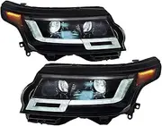 Car Accessories LED Headlights Compatible for Range Rover Vogue L405 2014-2017 Upgrade 2023 New Styling Front Lights Assembly
