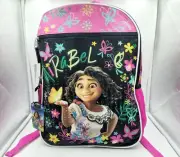 MIRABEL BACKPACK Disney Encanto 17" Pink & Black Book School NEW