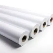 36” x 150'- 4 ROLLS - 24 lbs GIS PLOTTER PAPER CAD WIDE FORMAT BOND PAPER ROLLS