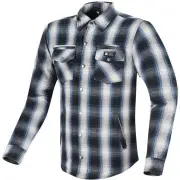 Madison Ladies Blue Creme Motorcycle Riding Shirt
