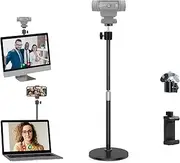 Desktop Webcam Holder Stand Mount Compatible with Logitech StreamCam C920 C930 C922 C925e Brio C615 and Webcams with 1/4''-20 interface