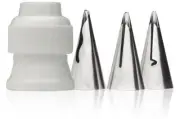 NEW Ateco 4 Piece Ruffle Tube Set Cake Decorating Cake Baker