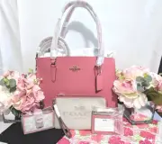 NWT COACH TATUM CARRYALL 2WAY TOTE COLORBLOCK ~MATCHING WALLET/ID CRD/WRISTLET~