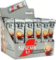 Nescafe 2 in 1 Unsweetened Coffee + Coffee creamer No Added Sugar - 56 Sticks