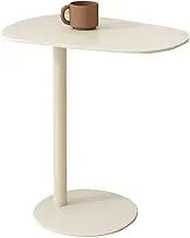 Middai Living Room Side Tables, Stylish Metal Coffee Side Table Bedside Snack Tables, H: 20/25", Various of Colors(Size:63CM,Color:D)