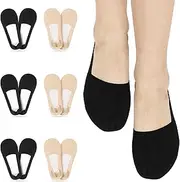 [Holibanna] Unisex Short Socks Nonslip Heel Grips Breathable Cotton Socks for Flats Sports Heels Boat Shoes