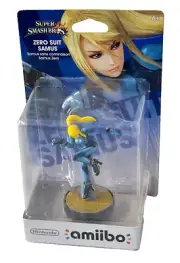 NEW! Zero Suit Samus (Nintendo Amiibo Figure) Super Smash Bros. -Never Opened-
