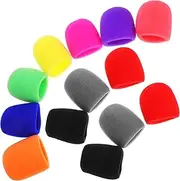 Abaodam 20pcs Microphone Cover Mic Covers for Microphones Microphone Protector Mic Windscreen Mic Microphone Case Wind Screens for Mic Microphone Windscreen Mic Filter Mic Cover Mic Sponge
