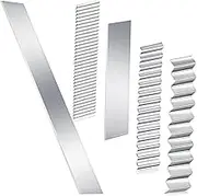 GSHLLO 5 Pcs Flexible Polymer Clay Cutters Clay Cutting Blades Long Straight Clay Blade Wavy Clay Cutters Polymer Clay Cutter Slicer Clay Tissue Blades for DIY Ceramic Pottery