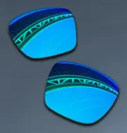 Ice Blue POLARIZED Replacement Lenses for Oakley Sylas OO9448 57mm Sunglasses