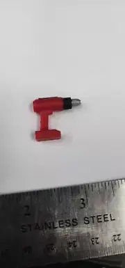 1/10 Scale Rc Drill Red And Black Traxxas Trx4 Axial Scx10
