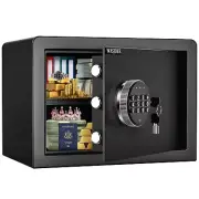 WASJOYE Safe Box Fireproof Cabinet Security Safe Box with Digital Keypad Safe...