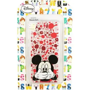 【Disney】HTC Desire 825 / D825u 摀嘴系列 彩繪透明保護軟套