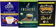 Puerto Rican Coffee Capsules Variety Compatible with Nespresso Machines, 46 Count (18 Alto Grande Espresso, 18 Pudge, 10 Yaucono)