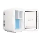 AU Mini Fridge 4L Large Capacity Mirror LED Cosmetics Fruit Drink Refrigerator