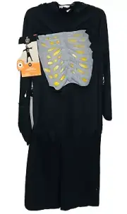Zombie Vampire Halloween Costume Lights Up - Kids Size Medium