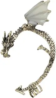 [LIGIGWASH] Luminous Dragon Design Ear Clips Chic Ear Hooks for Men and Women for Parties and Special Occasions