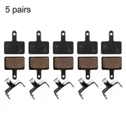 5 Pairs For Tektro Auriga / Aquila Bicycle Bike Semi Metal Resin Disc Brake Pads