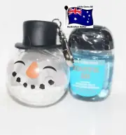 BATH & BODY WORKS Beautiful Day POCKETBAC & Snowman Holder HAND SANITIZER