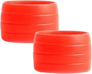 Silicone Handle Strap Protective Sleeve,Reusable Strap Fixing Rings | Set of 2 Silicone Grip Sleeve, Waterproof Fasten Tool for Urban Commuting