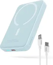 Baseus Magnetic Power Bank, 10000mAh Wireless Portable Charger PD 20W (Blue)
