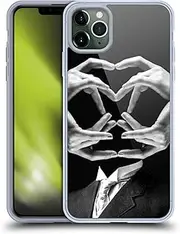 Head Case Designs Officially Licensed LouiJoverArt Mr Handy Man Black and White Gel Case [Military Grade Protection] Compatible with Apple iPhone 11 Pro Max