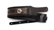 NEW - Taylor Grand Pacific 3" Nickel Concho Leather Strap - BROWN, #4121-30