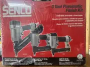 SENCO 3 Tool PNEUMATIC Finish Nail Gun Kit Hard Case Finishpro 35, 15, SLS15