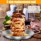 Pastor Skewer for Grill Stainless Steel Vertical Skewer with 3 Removable -·