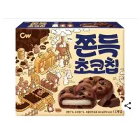 在飛比找蝦皮購物優惠-現貨 CW 巧克力麻糬軟餅乾 240g/盒 韓國必買 必吃 