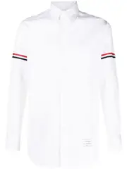 [Thom Browne] Thom Browne-Camicia Classica Armband In Popeline-Uomo 5