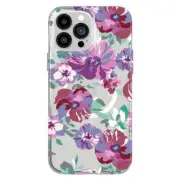 Tech21 Evo Art Case Compatible With MagSafe (Suits iPhone 13 Pro) - Purple