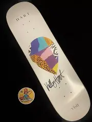 RARE SIGNED Kelly Hart Visit Skateboard Deck Berrics AUTOGRAPHED