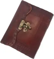 2 Handmade Leather Writing Journal Art Sketch Notebook Diary Unlined Travel4