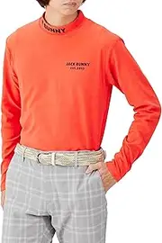 Jack Bunny(ジャックバニー) 262-3266911 Men's Long Sleeve High Neck Shirt (Brand Logo/Pile Material) / Golf Inner Shirt
