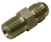 Apache 39006500 Steel Universal Hydraulic Adapter 1/2 Male x 3/8 Male in.