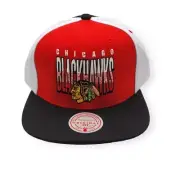 Mitchell & Ness Chicago Blackhawks Billboard 2 Red/Black Adjustable Snapback Hat