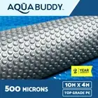 LDPE 500 Micron 10M X 4M Solar Pool Cover Swimming bubble Blanket 3Y Wrt