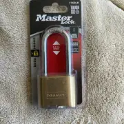 Master Lock 175DLH Resettable Combination Padlock New.