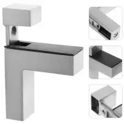 2 Pcs Adjustable Glass Clip Floating Shelf Hardware Heavy Duty Brackets Stand