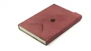 Peach pink Handmade Plain Leather Cover Diary/Notebook/sketchbook/journal S17