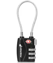 TSA Approved Luggage Travel Suitcase Bag Lock 3 Digit Combination Padlock Reset